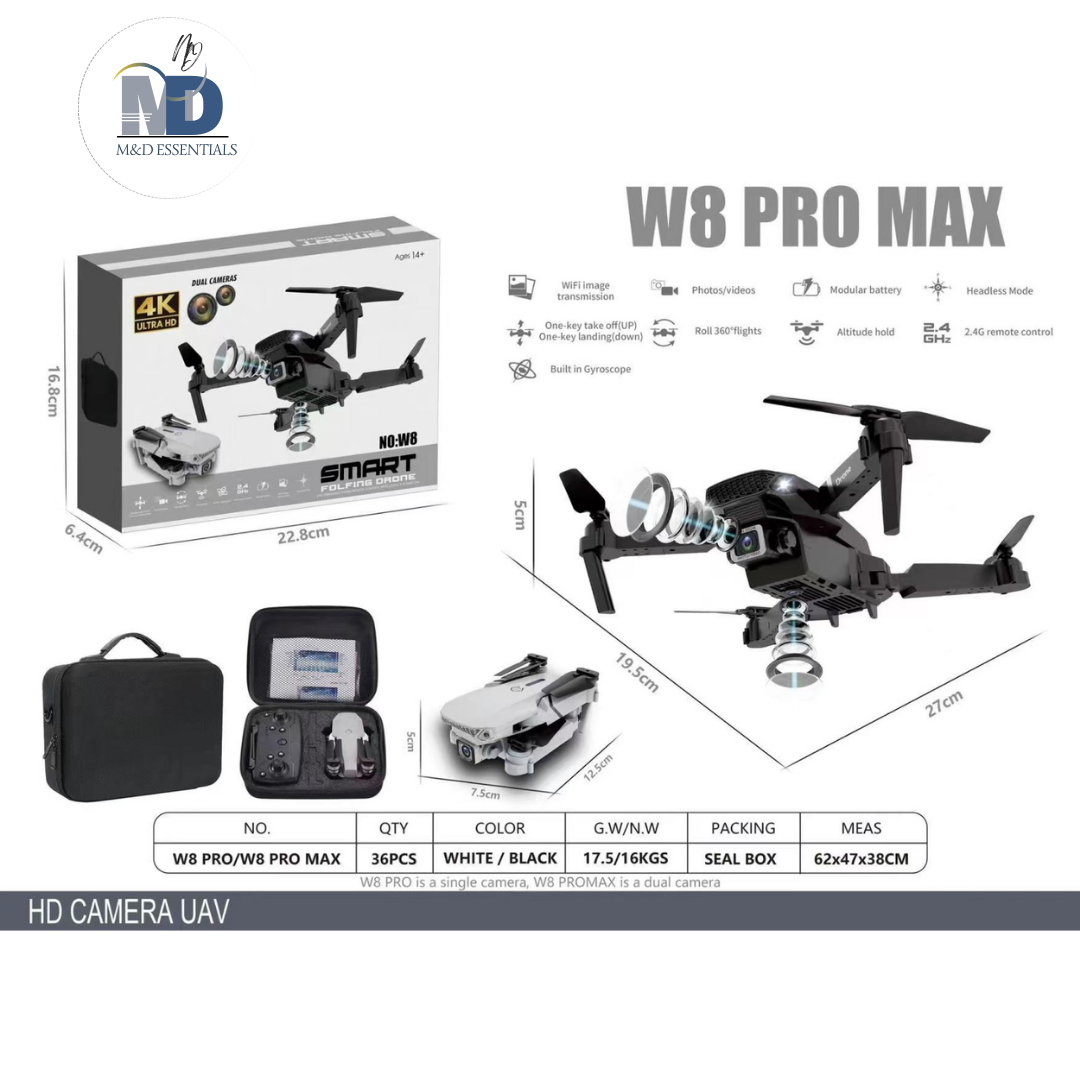 Dron Doble Cámara 4k Con Maletín